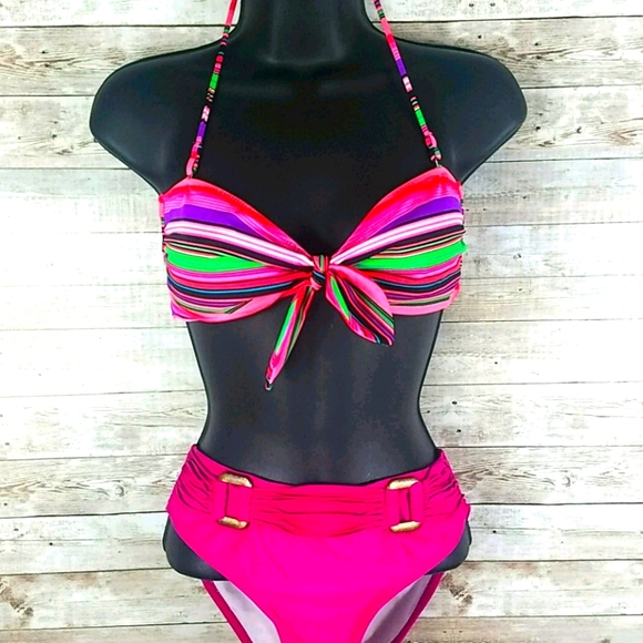 Victoria's Secret Other - Victoria Secret, 2 pc swimsuit, fuschia, Sz L/G